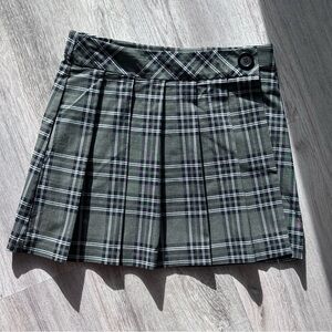 Joe B Skirt Y2K Green Skater Mini Skirt Medium